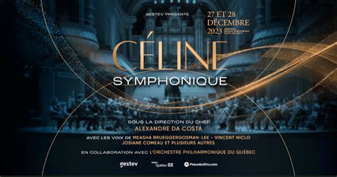 celine symphonique montreal|orchestre symphonique montreal.